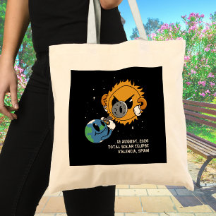 Bolso De Tela Eclipse Total de Sol 2026 España Fotobomba