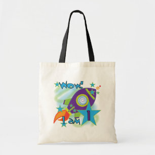 Bolso De Tela Eco de cohetes camisetas de cumpleaños y regalos