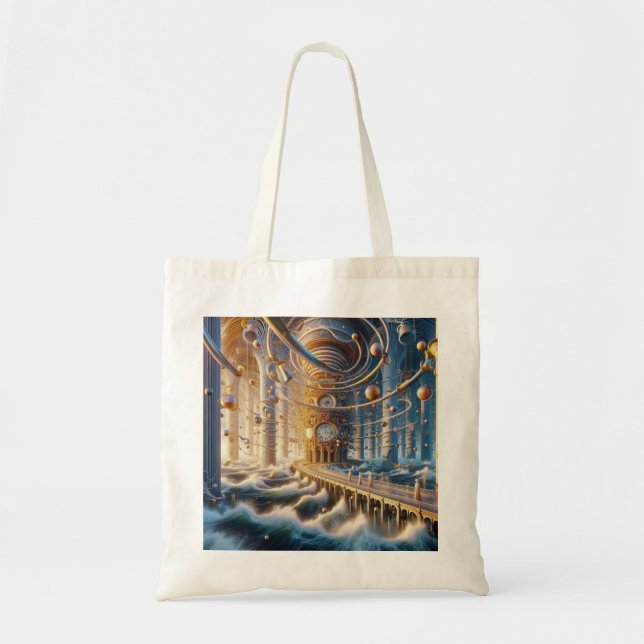 Bolso De Tela Ecos de 1973: El laberinto del Océano Cronos (Frente)