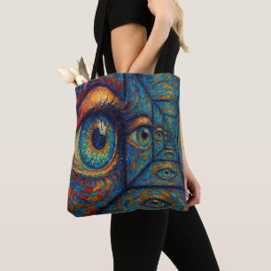 Bolso De Tela "Ecos en el Iris" - Un retrato surrealista
