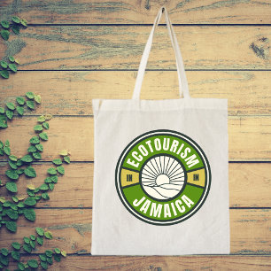 Bolso De Tela Ecoturismo Jamaica Green Slow Travel Logo