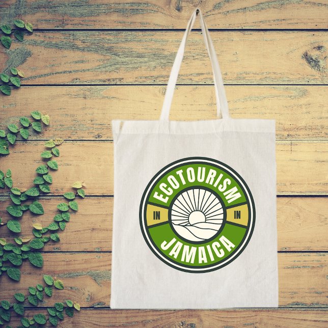 Bolso De Tela Ecoturismo Jamaica Green Slow Travel Logo (Subido por el creador)