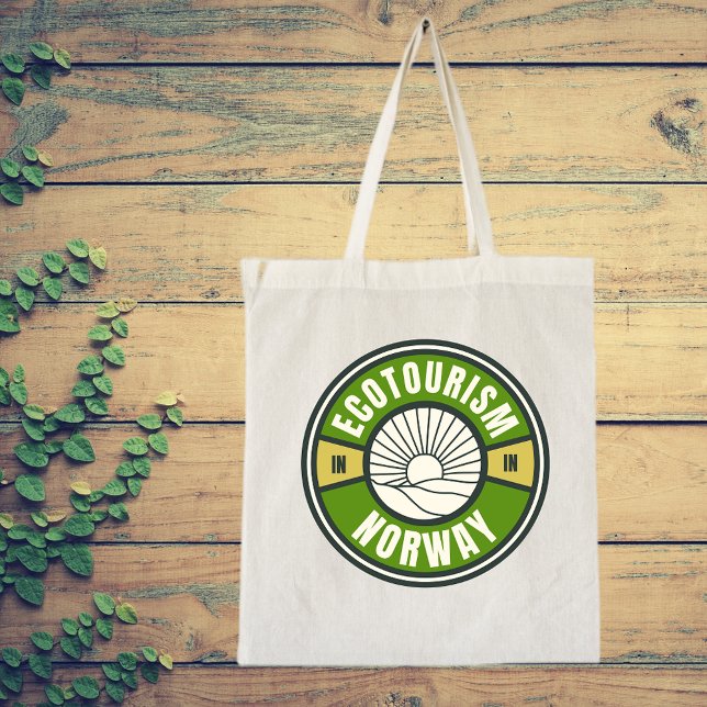 Bolso De Tela Ecoturismo Noruega Escandinavia lento viaje (Subido por el creador)