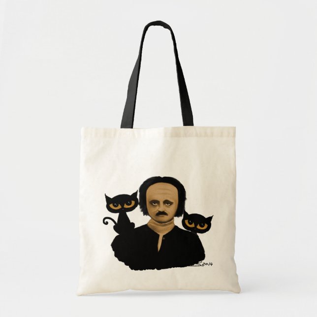 Bolso De Tela edgar allan poe (Frente)