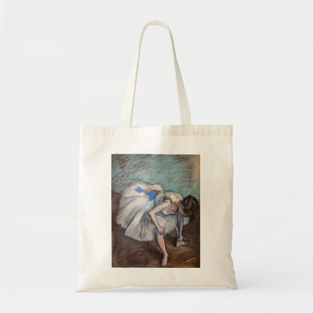 Bolso De Tela Edgar Degas - Bailarina sentada (Frente)