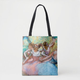 Bolso De Tela Edgar Degas - Cuatro Ballerinas en escena
