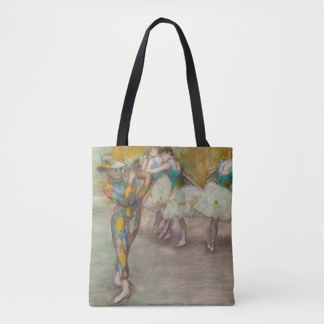 Bolso De Tela Edgar Degas - Danza Harlequin (Anverso)