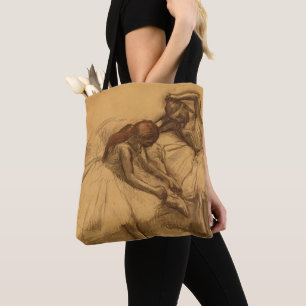 Bolso De Tela Edgar Degas el   dos bailarines