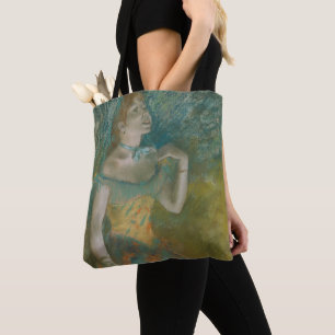 Bolso De Tela Edgar Degas el   el cantante en verde