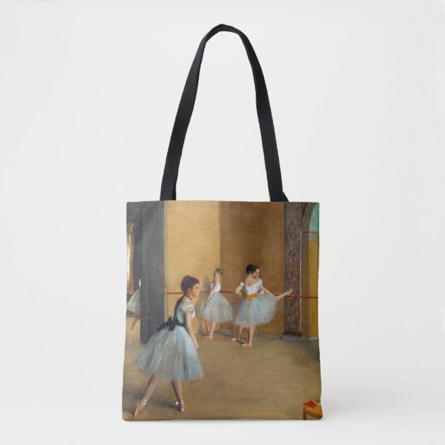 Bolso De Tela Edgar Degas El Foyer de Baile en la Ópera (Anverso)