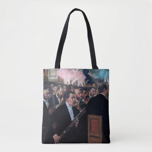 Bolso De Tela Edgar Degas - Orquesta en la Ópera (Anverso)