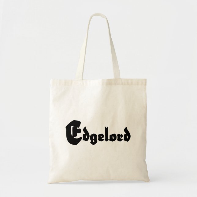 Bolso De Tela Edgelord (Frente)