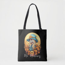 Edgy Cowgirl Skeleton Halloween Profesor de Giraso