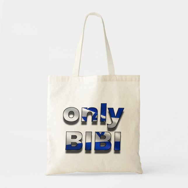 Bolso De Tela Edición solamente de Bibi-Israel (Frente)