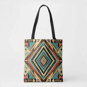 Bolso De Tela Edición Tribal Sagrada de Semietría Tapiz Toto Bag