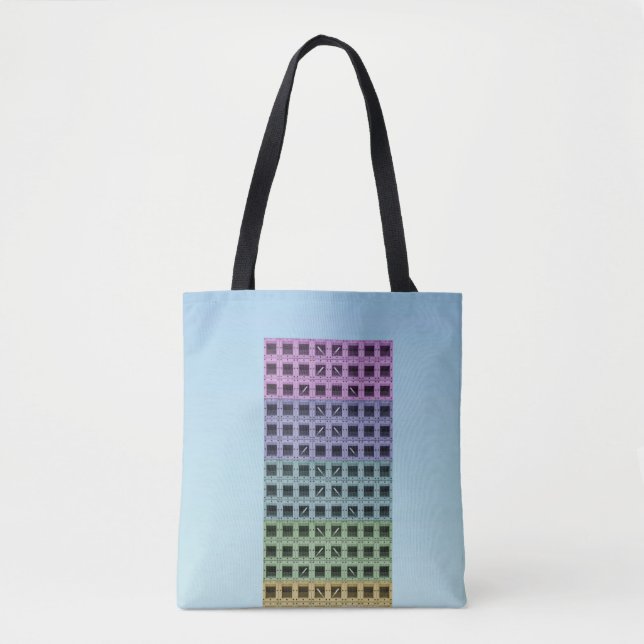Bolso De Tela Edificio de altura (Anverso)