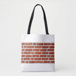 Bolso De Tela Edificio de fondo de pared de ladrillo