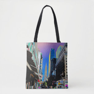 Bolso De Tela Edificio Empire State del 42° Poster de St. New Yo