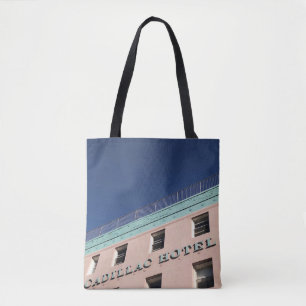 BOLSO DE TELA EDIFICIO HOTEL CADILLAC