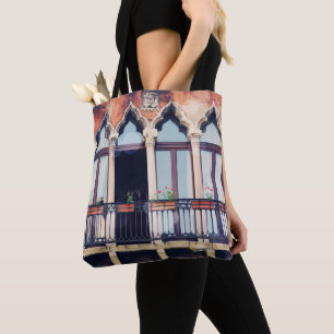 Bolso De Tela Edificio rústico de los destinos el   Venecia