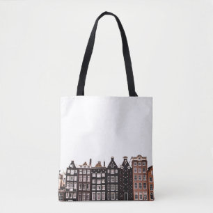 BOLSO DE TELA EDIFICIOS COLORIDOS