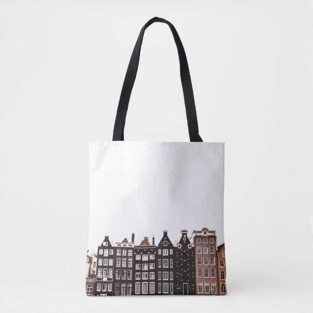 BOLSO DE TELA EDIFICIOS COLORIDOS (Anverso)