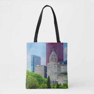 Bolso De Tela Edificios De Chicago