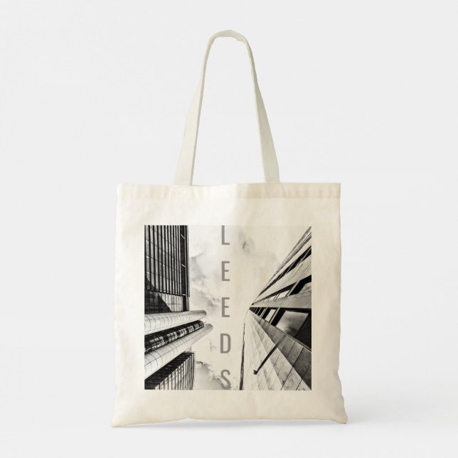 Bolso De Tela Edificios Leeds Tote Bag (Reverso)