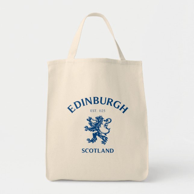 Bolso De Tela EDINBURGH Scotland (Frente)