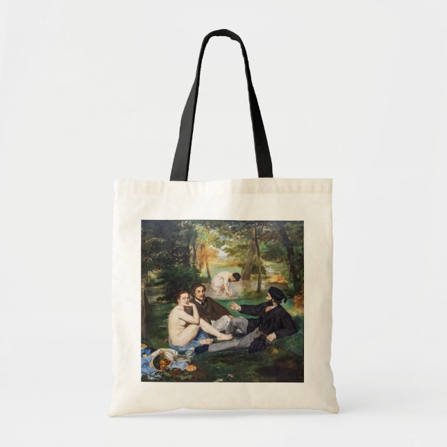 Bolso De Tela Edouard Manet - Almuerzo en la hierba (Frente)