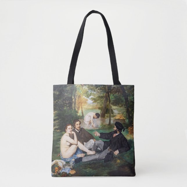 Bolso De Tela Edouard Manet - Almuerzo en la hierba (Anverso)