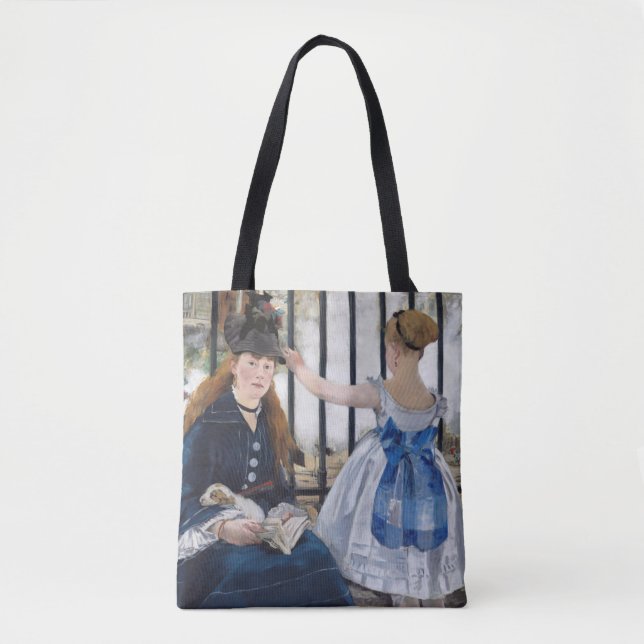Bolso De Tela Edouard Manet - El ferrocarril (Anverso)