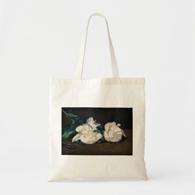 Bolso De Tela Edouard Manet - Rama de los pueblos blancos, secul (Frente)