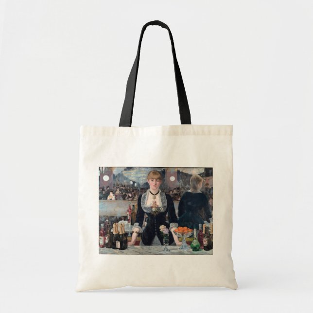 Bolso De Tela Edouard Manet - Un bar en el Folies-Bergere (Frente)