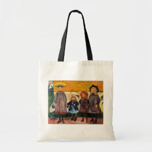 Bolso De Tela Edvard Munch - Cuatro Chicas en Asgardstrand