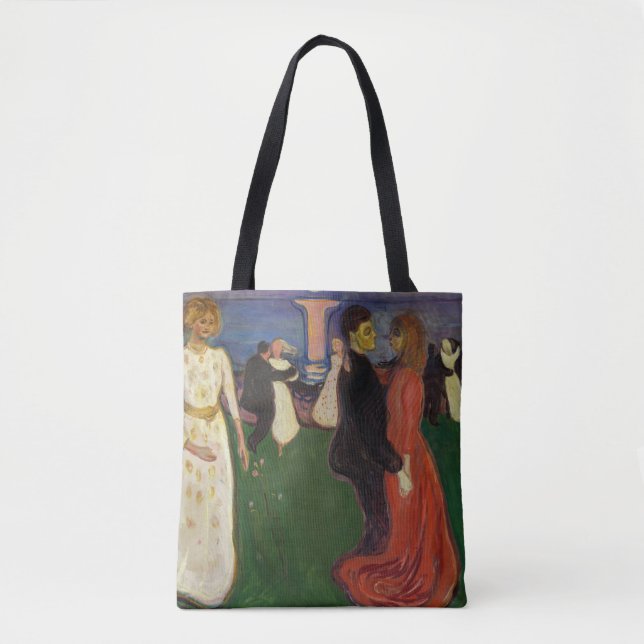 Bolso De Tela Edvard Munch - El baile de la vida (Anverso)