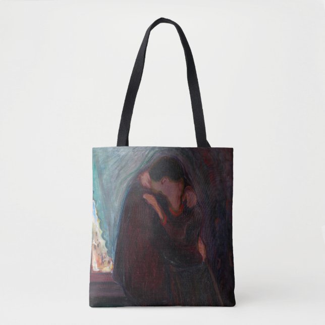 Bolso De Tela Edvard Munch - El beso (Anverso)