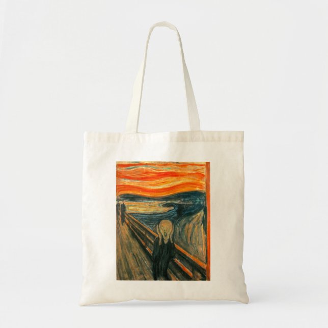 Bolso De Tela EDVARD MUNCH - el grito 1893 (Frente)