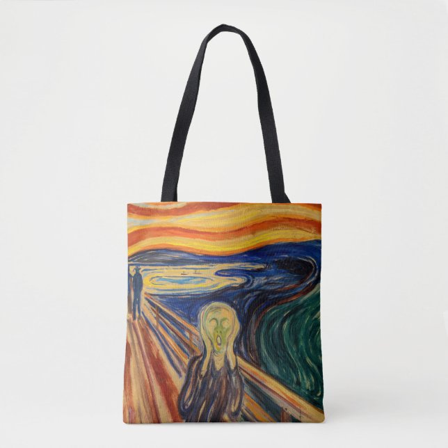 Bolso De Tela Edvard Munch - El Grito 1910 (Anverso)