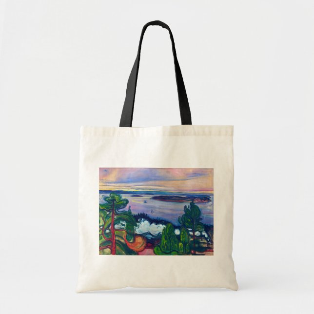 Bolso De Tela Edvard Munch - Humo de tren (Frente)