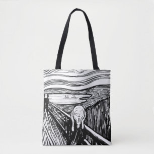 Bolso De Tela Edvard Munch - La litografía de la crema