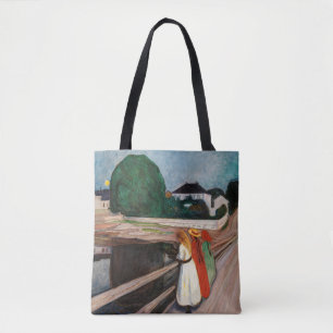 Bolso De Tela Edvard Munch - Los Chicas en el puente