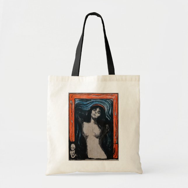 Bolso De Tela Edvard Munch - Madonna Litografía (Frente)