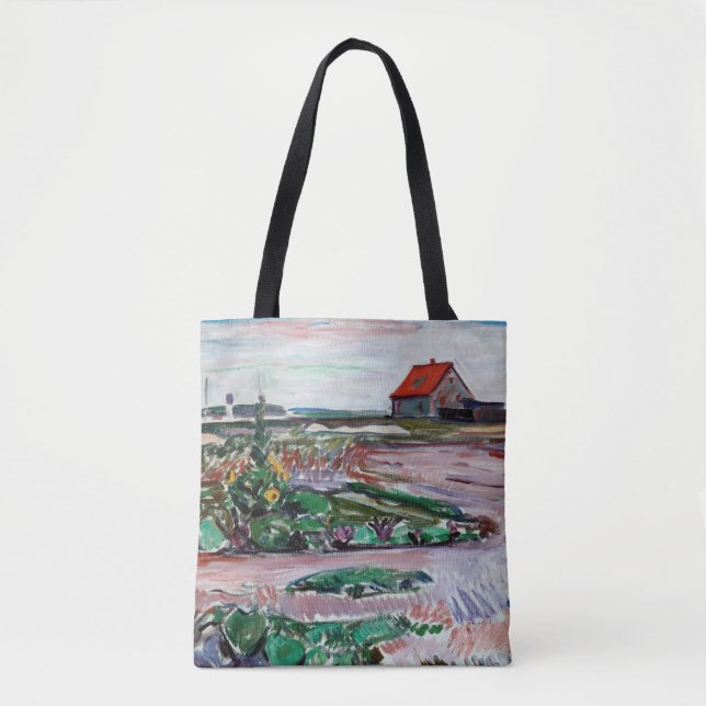 Bolso De Tela Edvard Munch - Mar. Paisaje cerca de Lubeck (Anverso)
