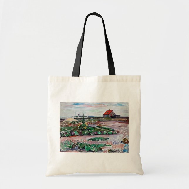 Bolso De Tela Edvard Munch - Mar. Paisaje cerca de Lubeck (Frente)