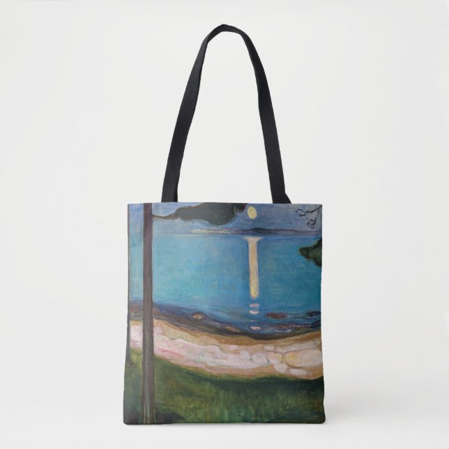 Bolso De Tela Edvard Munch - Moonlight (Anverso)