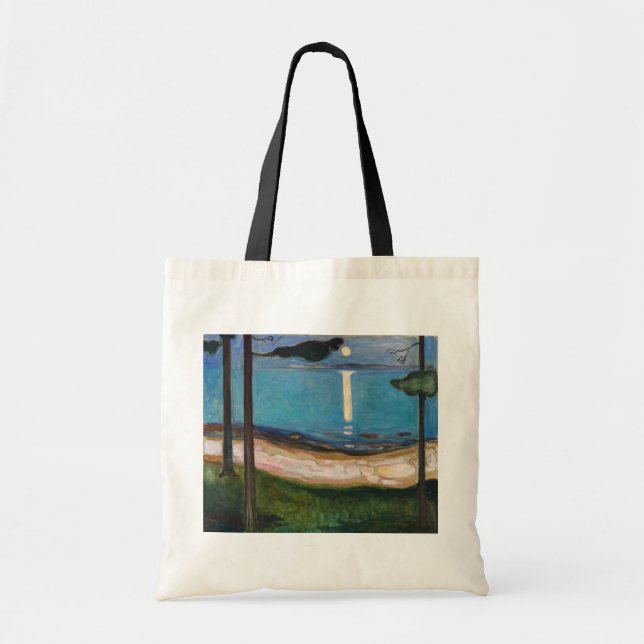 Bolso De Tela Edvard Munch - Moonlight (Frente)