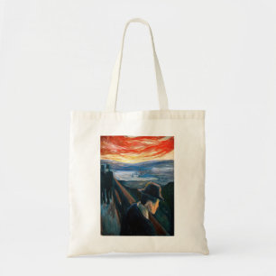 Bolso De Tela Edvard Munch - Sick Mood at Sunset, desesperación