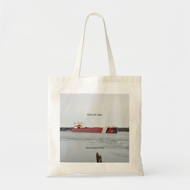 Bolso De Tela Edwin H. Gott tote bag (Frente)