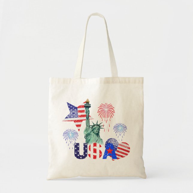 BOLSO DE TELA EE.UU. (Frente)